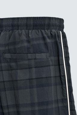 CONTRAST CHECK TECHNICAL JOGGER TROUSERS