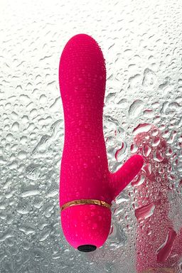 Вибратор TOYFA A-Toys с клиторальным стимулятором, силикон, розовый, 15 см