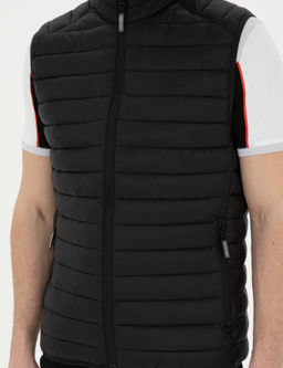 Siyah Dolgulu Ultra Hafif _i_me Yelek