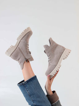 Ботинки EDART 228.V.1541 be. Каменный замша/шерсть - Ed'art фото 8