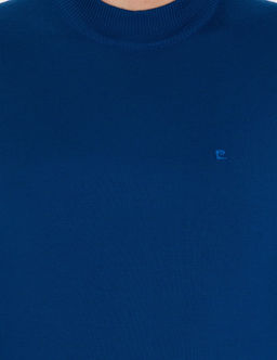 _ndigo Slim Fit Bato Yaka Y_n Kar___ml_ Basic Triko Kazak - Pierre cardin фото 6