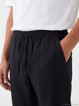 Брюки мужские regular fit леноподобные