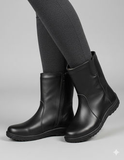 Полусапоги женские на полную ногу, Кожа, овчина, подошва ТЭП - Рошва фото 11