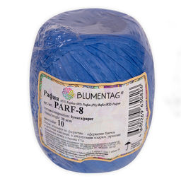 Blumentag PARF-8 Рафия бумажная 5 х 20.5 г 5 г 30 м 10 синий