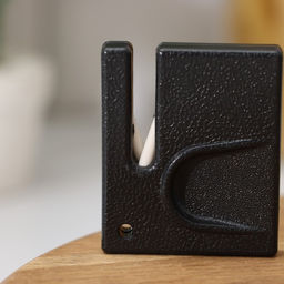 Цена за 2 шт. Точилка для керамических ножей Доляна, 1×5×5 см, чёрная