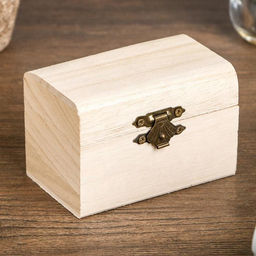 Цена за 7 шт. Шкатулка для росписи дерево прямоугольник «Орех», для творчества, декора, 9×5×6 см