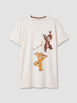 Chip and Dale Bask?l? Kad?n Gecelik