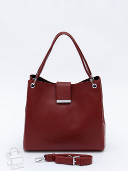 Сумка женская кожаная 98357SP wine red Velina Fabbaino-Safenta