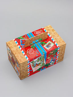 Цена за 5 шт. Коробка подарочная новогодняя «Почта» 27×14.5×16 см