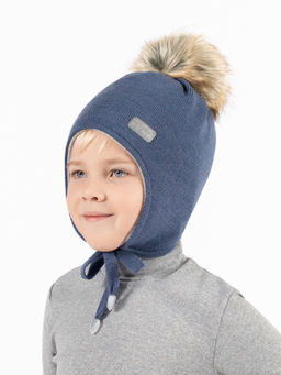 Шапка детская джинс Ш-088 (48)