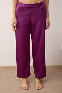 Lacivert 3lu Ceyiz Set Ust Dantel, Alt Saten Ask?l? Kulotlu Dokuma Pijama Tak?m? THMAW26PT00077 - Trendyolmilla фото 40