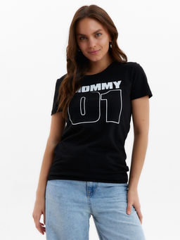 Футболка женская KAFTAN Sport Family, чёрный, размер 42