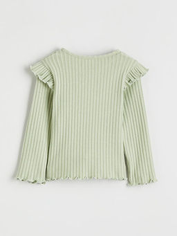 Bisiklet Yaka F?rf?rl? K?z Bebek Bluz