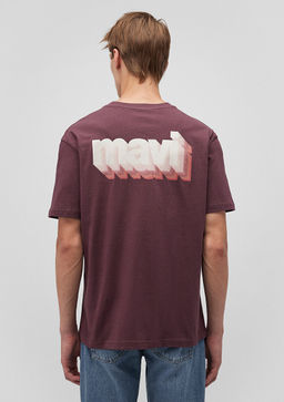 Mavi Logo Bask?l? Bordo Tisort  фото 4
