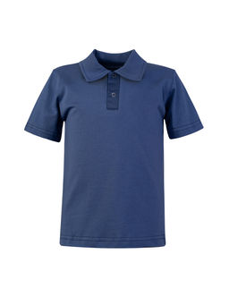 Футболка поло детская джинс 659 (128, 64)