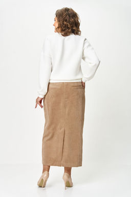 Костюм Michel Chic 1439 бежевый, белый  фото 6