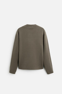 COTTON BLEND TEXTURED SWEATER - Zara фото 15
