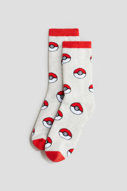 Pack de 3 calcetines en tejido rizado