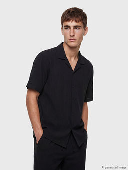 Regular Fit Krinkle Erkek G?mlek