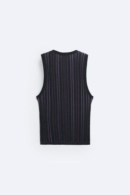CONTRAST KNIT TANK TOP - Zara фото 7