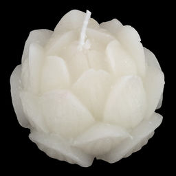 Свеча "Лотос" д6см, h5см, белый (Россия)