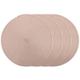 НАБОР ПОДСТАНОВОЧНЫХ САЛФЕТОК NATIVE BEIGE ИЗ 4 ШТ., ДИАМЕТР=38 СМ - Lefard фото 2