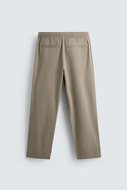 PANTAL?N RELAXED FIT ALGOD?N - LINO / Verde