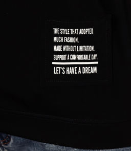 Футболка #КТ0467-55, чёрный