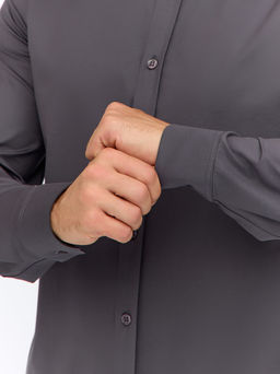 Рубашка трикотажная мужская GREG SK330/137/0375/ZN/1p STRETCH