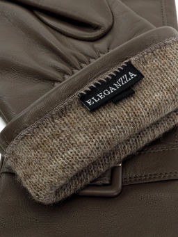 Перчатки женские 100% ш IS8596 taupe - Eleganzza фото 7