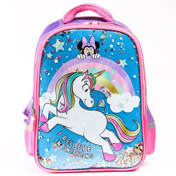 Рюкзак школьный для девочки, розовый, 39 см ? 30 см ? 14 см, Минни Маус и единорог - Disney фото 6