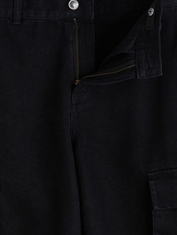 Loose Fit Erkek ?ocuk Kargo Jean Pantolon