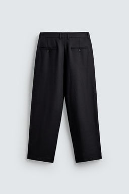 LIMITED EDITION 100% WOOL STRAIGHT-LEG TROUSERS - Zara фото 7
