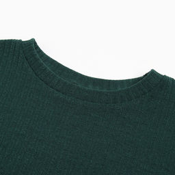 Костюм женский (лонгслив, брюки) MINAKU: Casual Collection, зелёный, размер 44