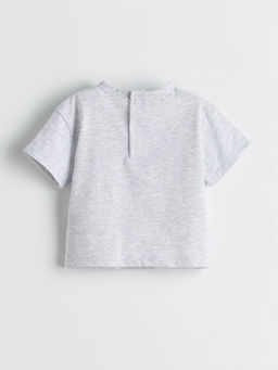 Bask?l? Erkek Bebek Ti??rt ve ?ort 2li