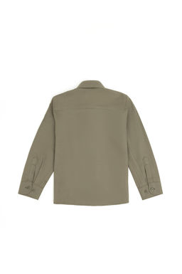 Базовая рубашка цвета хаки с длинным рукавом для мальчика Неожиданная скидка в корзине - U.s. polo assn фото 2
