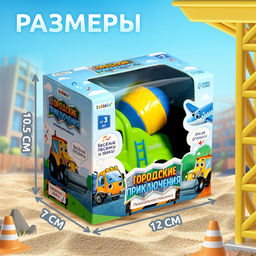 Музыкальная машинка Городские приключения: Бетономешалка, звук, свет - Zabiaka фото 7