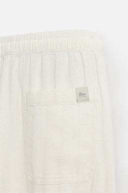 RELAXED FIT JACQUARD TROUSERS - Zara фото 10