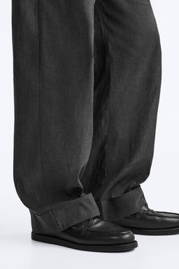 HEMP - COTTON TROUSERS - Zara фото 6