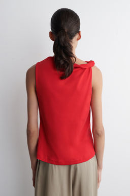 TOP DE ALGOD?N CON DETALLE RETORCIDO - H&m фото 6