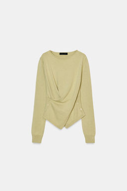DRAPED KNIT JUMPER - Zara фото 16