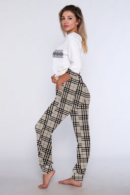 Женский домашний костюм с брюками 66