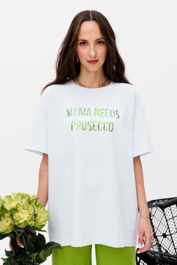 Футболка KOKOdea М21.24 белый+зеленый