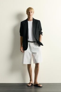 BERMUDA WIDE FIT ALGOD?N - LYOCELL / Blanco