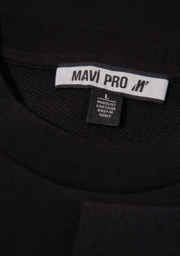 Mavi Pro Bask?l? Siyah Sweatshirt  фото 8
