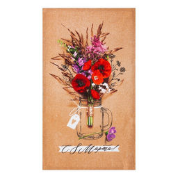 Подарочный набор кухонных полотенец 8 марта:Весенний праздник 35?60 см - 2 шт.