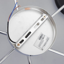 Люстра BayerLux «Джулия», 6хLED, 144 Вт, 3000-6000К, черно-хромовый, 80×80×22 см