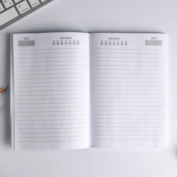 Ежедневник А5, 80 листов в тонкой обложке «Люби, живи, сияй»