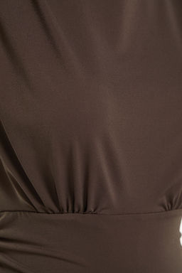 Kahverengi Drapeli C?tc?tl? Orme Body TPRAW23BD00048
