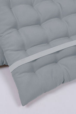 Подушка на стул со спинкой матрас подушка для кресла, 85х42х5 см на резинке и с завязками - Bio-line фото 3